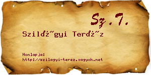 Szilágyi Teréz névjegykártya